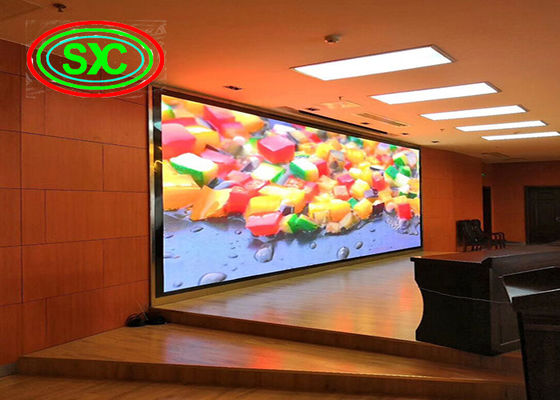 SMD 3528 P6 대형 RGB LED 다이 캐스팅 알루미늄 화면 IP65 장수 실내 LED TV 벽