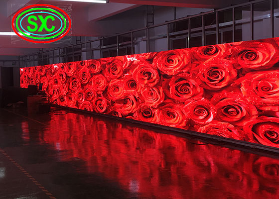 SMD 3528 P6 대형 RGB LED 다이 캐스팅 알루미늄 화면 IP65 장수 실내 LED TV 벽