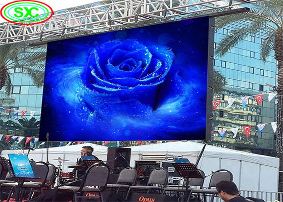 P6 하닝 LED 디스플레이 SMD2121 576mm X 576mm 표준 LED 다이 캐스트 알루미늄 캐비닛 3 년 보증