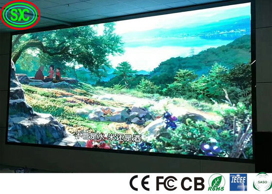 고해상도 풀 컬러 256 X128mm SMD2727 실내 LED 광고 화면