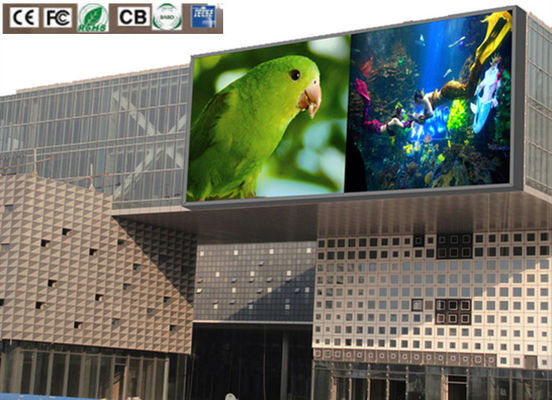 SMD P10 야외 높은 밝기 풀 컬러 LED 디지털 광고 비디오 벽 광고판