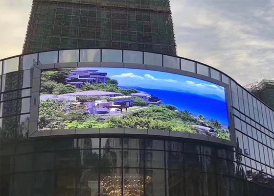 P6 야외 192*192mm 3년 보증으로 높은 밝기 LED 광고 게시판