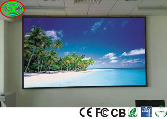 고정 피치 2.5mm LED 비디오 벽 패널, 교회 거대 SMD 전체 색상 실내 광고