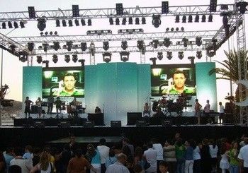 전색 P6 야외 무대 임대 LED 화면 콘서트 이벤트용