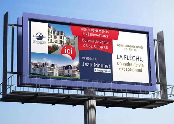 P10 SMD LED 스크린 옥외 IP65 풀 컬러 광고판 10mm 피치