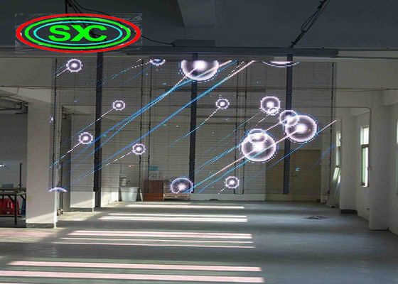 좋은 가격 풀 컬러 4500 알 SMD2020 투명하 LED 화면 P3.91 온라인으로