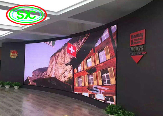 SMD2121 P4.81 RGB LED 렌터 스크린, 실내 풀 컬러 1500cd/Sqm 3년 보증