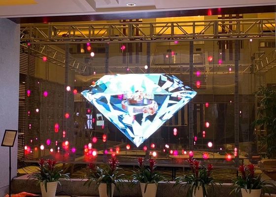SMD2121 눈에 띄는 야외 광고를 위한 방수 투명한 LED 디스플레이