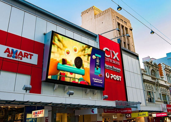 주도하는 빌보드 P8 주도하는 신호를 광고하는 큰 야외 쇼핑몰 거리
