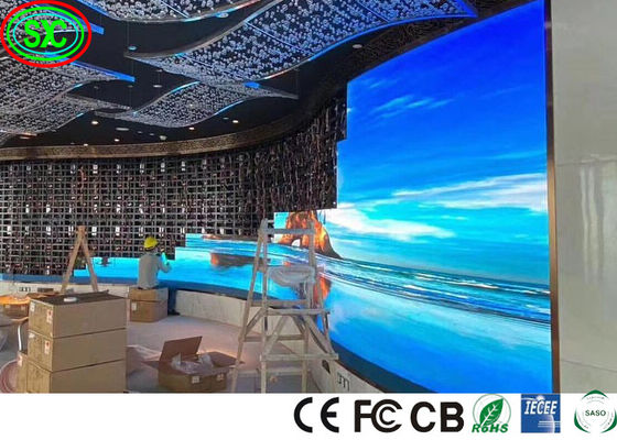 주도하는 화면 큰 고해상도를 광고하는 곡선 P3.91은 비디오 월을 이끌었습니다