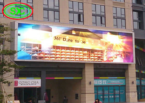 높은 광도 광고를 위한 옥외 SMD RGB P10 풀 컬러 지도된 전시