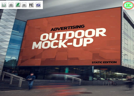 높은 성능의 풀 컬러 대형 야외 광고 LED 디스플레이 대여 P10