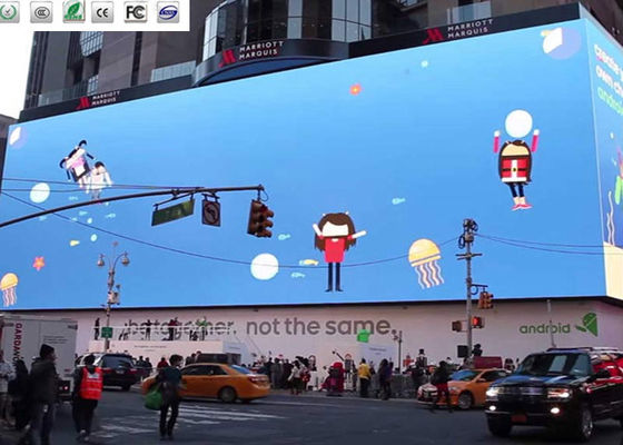높은 밝기 SMD2121 얇은 피치 LED 디스플레이 시공 알루미늄 캐비닛 CE/ROHS/FCC 인증