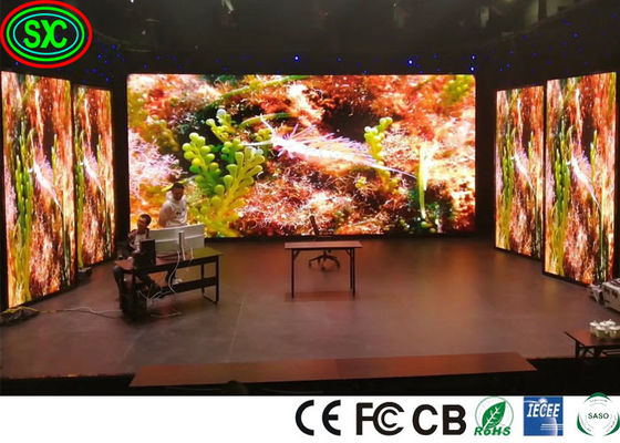 3840hz 및 고 해상도와 함께 실내 이벤트에 대한 높은 갱신 속도 스테이지 LED 화면