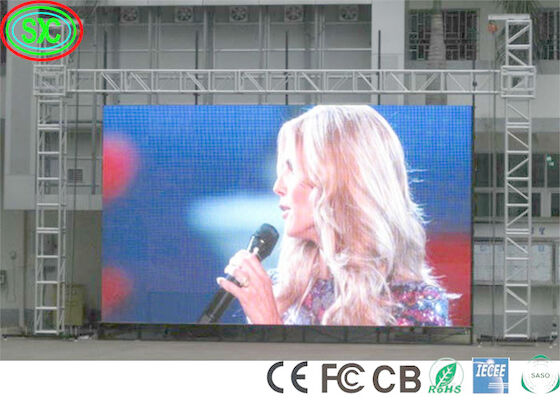 FCC IECEE 6000cd 40000dots/sqm 1R1G1B 스테이지 LED 스크린 풀 컬러 LED 디스플레이