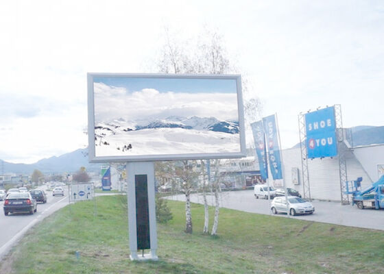 외부 방수 고정 설치 전자 LED 광고 화면 전체 색상