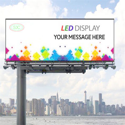 SMD2727 RGB LED 광고판 P8 야외 풀 컬러 높은 밝기 광고 표지판 방수