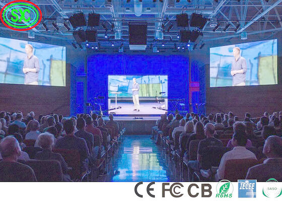 IP34 스테이지 콘서트 백스테이지 P3.9 LED 비디오 패널 벽 넓은 관점 스테이지 LED 화면