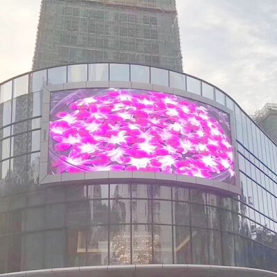 27778 dots/m2 매달리는 모바일 P6 주도하는 비디오 월 임대 알루미늄 형판 주조