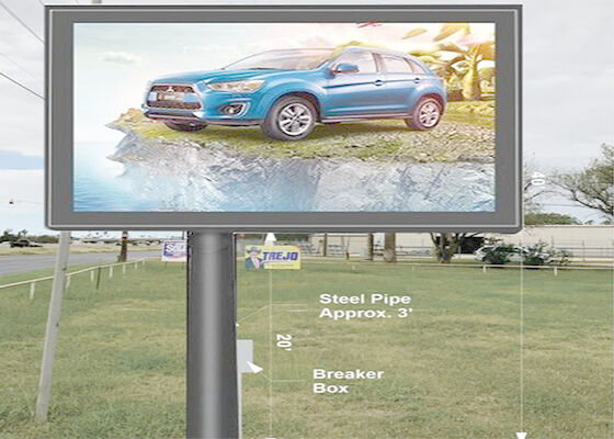 P10 10000dots/m2 960*960mm Large Outdoor Full Color Fixed Advertising Led Video Panel (대형 야외 전색 고정 광고 LED 비디오 패널)