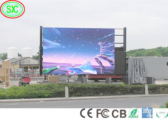 32*16 HD 10000 점/평방미터 P10 야외 LED 빌보드 에피스타 칩 LED 디지털 디스플레이 보드 스테이지 LED 화면