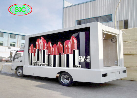 야외 방수 LED 광고 트럭 디스플레이 P6 고 밝기 에피스타 칩