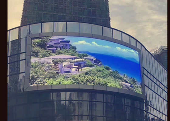 P10 옥외 LED 디스플레이 10mm 픽셀 피치 IP65 방수