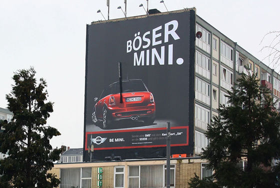 P10 옥외 LED 광고 스크린 10mm 픽셀 피치 IP65 방수