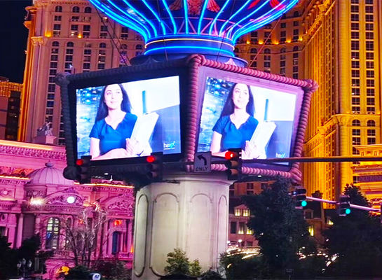 P10 옥외 LED 광고 스크린 10mm 픽셀 피치 IP65 방수