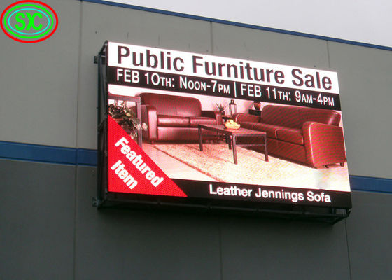 네이션스타 판타야 옥외 광고 P10 주도하는 패널 비디오 월 화면 디스플레이