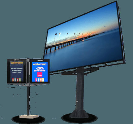 P10 야외 LED 광고 화면 10mm 픽셀 피치 IP65 방수 고 밝기