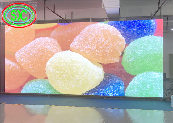 HD 유연성 P2 P3 P4 1R1G1B SMD2121 1300cd/m2 LED 게시판