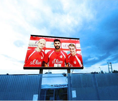 P10 옥외 LED 디스플레이 스크린 10mm 픽셀 피치 IP65 방수