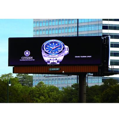 P10 풀 컬러 실외 LED 디스플레이 스크린 10mm 픽셀 피치 IP65 방수