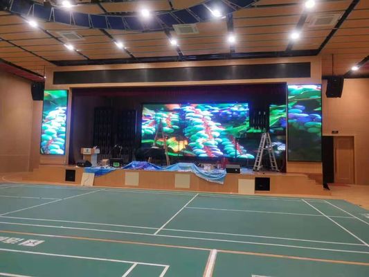 P4 실내외 무대 풀 컬러 LED 디스플레이 4mm 픽셀 피치 600W 전력