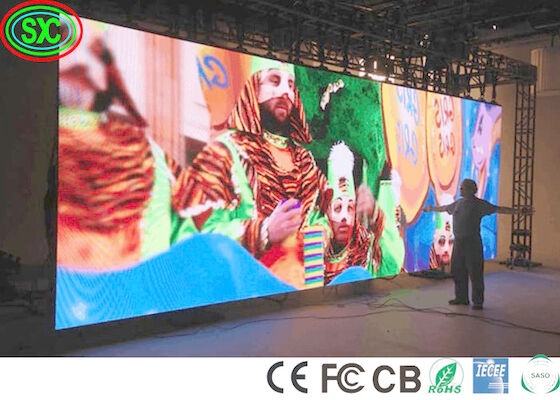 FCC 400W/sqm 고정 실내 LED 디스플레이 피치 2.5mm 실내 풀 컬러 LED 디스플레이