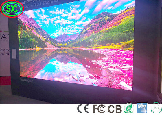 FCC 400W/sqm 고정 실내 LED 디스플레이 피치 2.5mm 실내 풀 컬러 LED 디스플레이