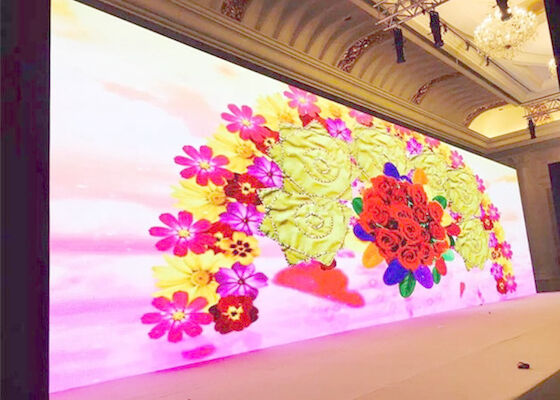실내 전체 컬러 LED 디스플레이 화면 HD P3 고정 설치 스테이지 LED 비디오 벽