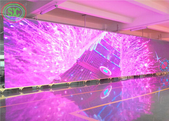 P4 실내 SMD2121 RGB LED 디스플레이 다이 캐스트 알루미늄 스크린 스틸 캐비닛 3 년 보증