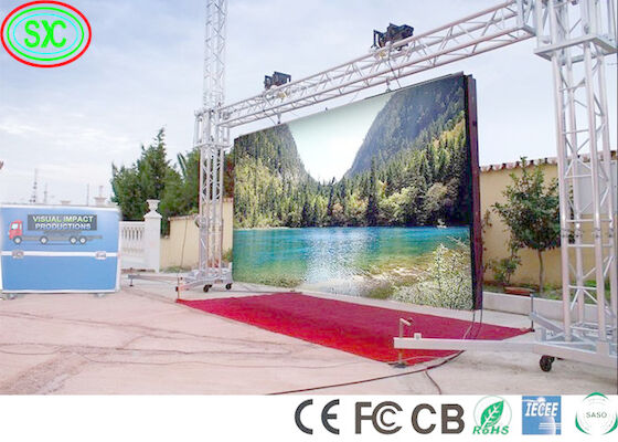 SMD3535 풀 컬러 P8 LED 디스플레이 8000cd LED 빌보드 3년 보증