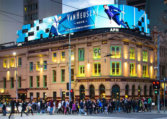 옥외 P8 SMD 풀 컬러 LED 전광판 IP65 방수 8mm 피치