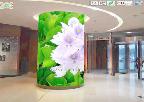 P4 커빙 LED 비디오 화면 커튼 유연 LED 디스플레이 모듈 풀 컬러