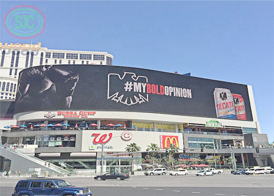 320*160mm LED 모듈과 640*640mm 캐비닛 크기와 함께 풀 컬러 GOB LED 디스플레이
