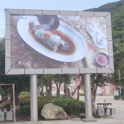 전체 컬러 LED 광고 빌보드 P10 외관 LED 디스플레이 쇼핑몰 고정 설치
