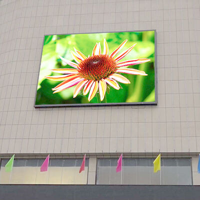 전체 컬러 LED 광고 빌보드 P10 외관 LED 디스플레이 쇼핑몰 고정 설치