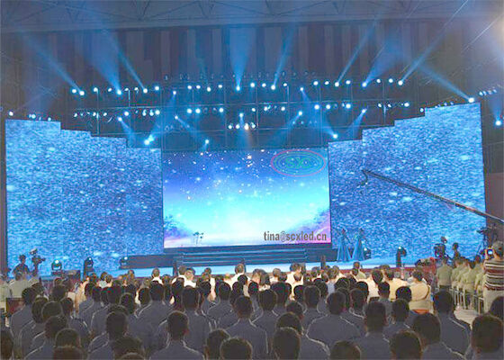 P3.91 교회, 쇼, 행사 및 결혼식용 LED 임대 디스플레이 3년 보증