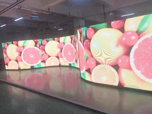5500 알 P3.91 단계 임대 LED 디스플레이 500x500 LED 내각 48W