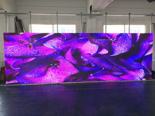 좋은 가격 만곡과 무대 LED 화면  임대 P3.91 / P4.81  500 내각 컬러 LED 디스플레이 패널 높은 갱신 속도 3840 hz 온라인으로