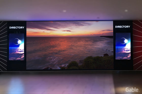 장착용으로 장착된 자석형 P3 LED 비디오 벽화 화면 1R1G1B