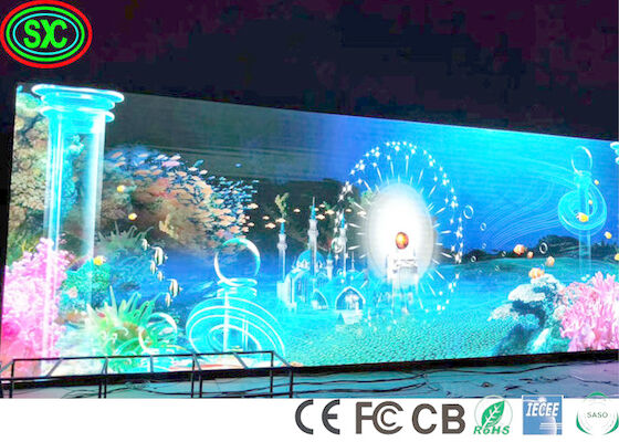 P4 IECEE SABER 실내 LED 비디오 화면 SMD2121 IP31 무대용 풀 컬러 LED 디스플레이 화면